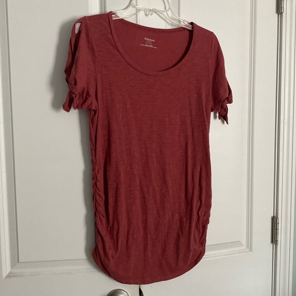 Motherhood Maternity Tops - Motherhood Maternity Long Tee Rust colored